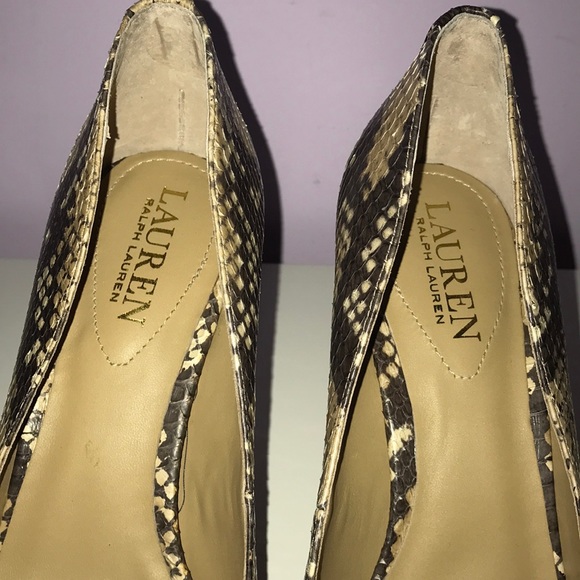 Lauren Ralph Lauren Leather Pumps - Picture 4 of 8